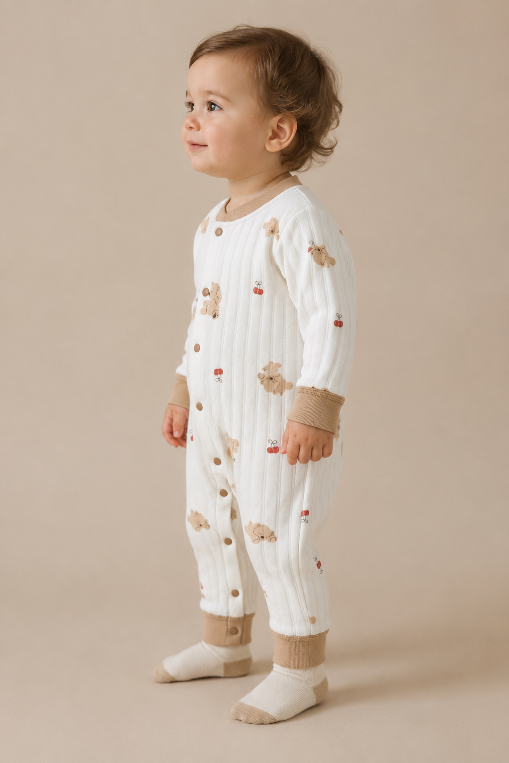 Enterizo Termico Liviano Khaki Bears