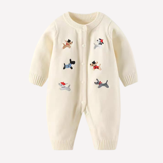 Enterizo Punto Perros