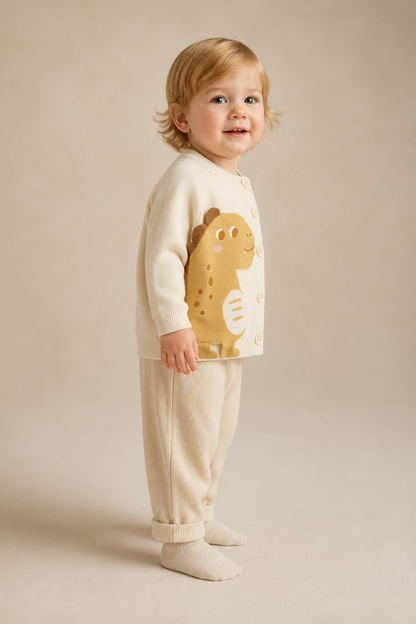 Cardigan Dinosaurio