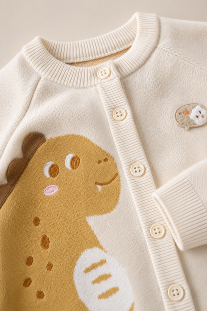 Cardigan Dinosaurio