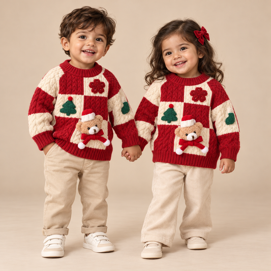 Saco Navideño Cuadros