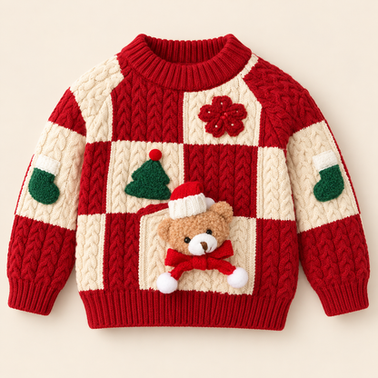Saco Navideño Cuadros